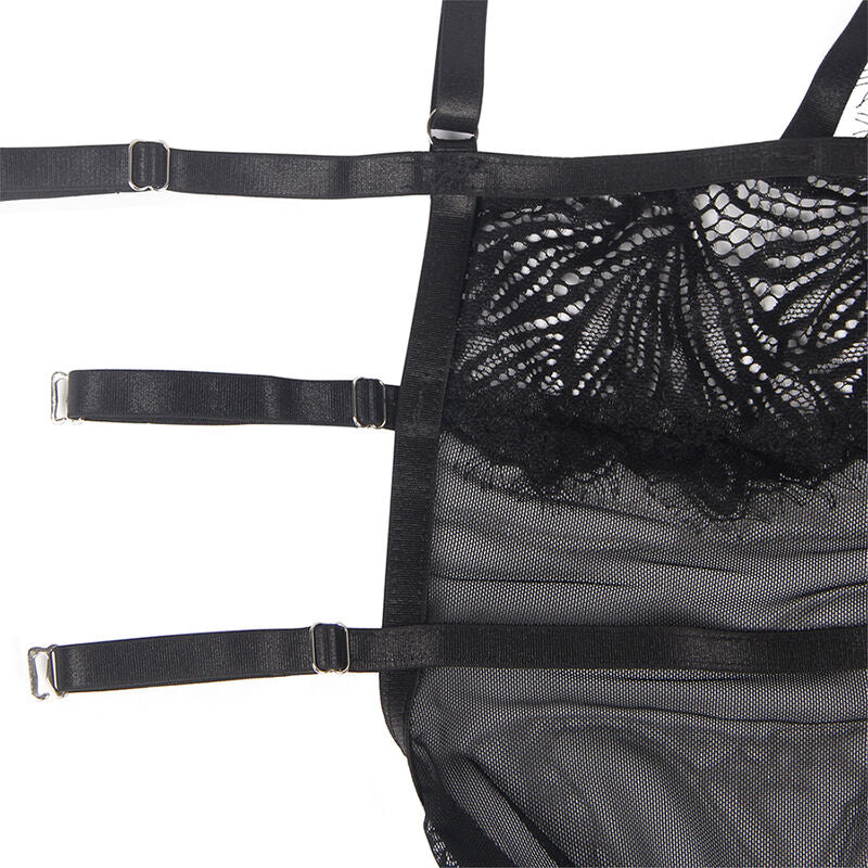 SUBBLIME - BABYDOLL WITH ADJUSTABLE LACE STRAPS BLACK S/M - My naughty haven #