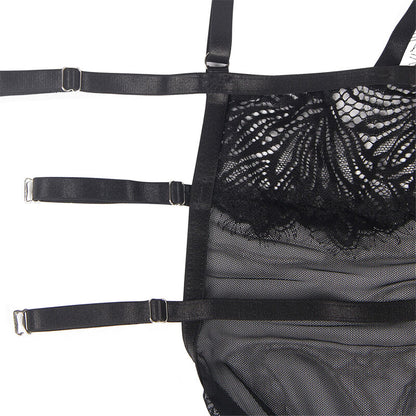 SUBBLIME - BABYDOLL WITH ADJUSTABLE LACE STRAPS BLACK S/M - My naughty haven #