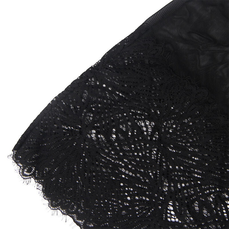 SUBBLIME - BABYDOLL WITH ADJUSTABLE LACE STRAPS BLACK S/M - My naughty haven #