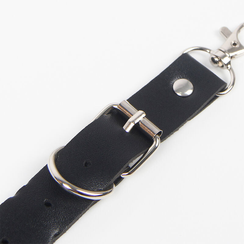 SUBBLIME - BELT AND GARTER HARNESS WITH RINGS AND CHAINDETAIL ONE SIZE - My naughty haven #