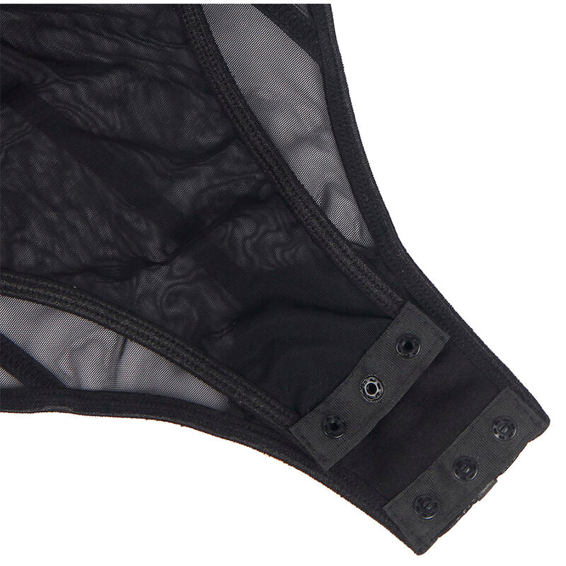 SUBBLIME - BLACK CHAIN SUSPENDERS BODYSUIT S/M - My naughty haven #