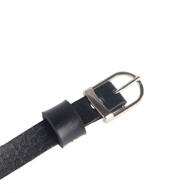 SUBBLIME - CHEST HARNESS LEATHER CHAINS BLACK ONE SIZE - My naughty haven #