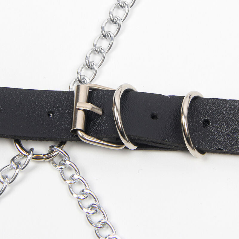 SUBBLIME - FULL BODY HARNESS WITH STAR CHAINDETAIL ONE SIZE - My naughty haven #