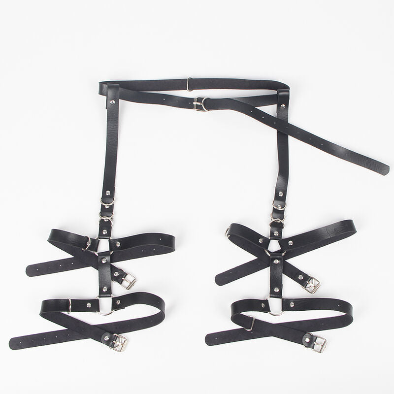 SUBBLIME - GARTER HARNESS WITH RINGS ONE SIZE - My naughty haven #