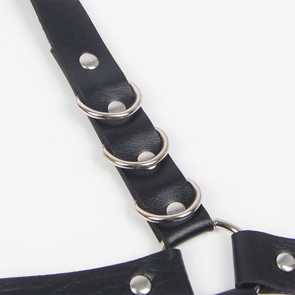 SUBBLIME - GARTER HARNESS WITH RINGS ONE SIZE - My naughty haven #