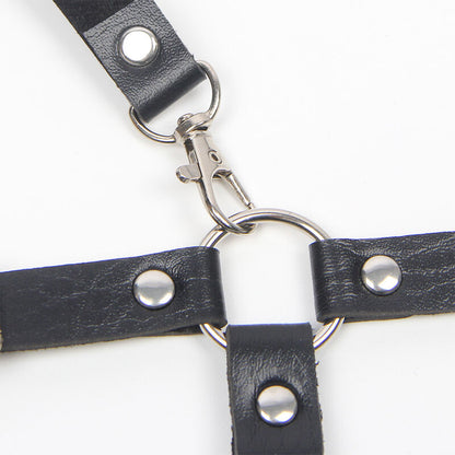 SUBBLIME - HARNESS WITH STRAPS AND CHAINDETAILS ONE SIZE - My naughty haven #