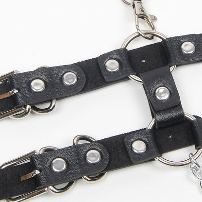 SUBBLIME - HARNESS WITH STRAPS AND CHAINDETAILS ONE SIZE - My naughty haven #