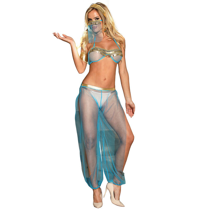 SUBBLIME - INDIA STYLE BLUE LINGERIE SET S/M - My naughty haven #
