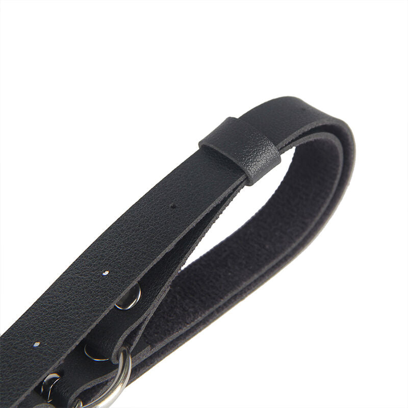 SUBBLIME - LEATHER BELT HARNESS BLACK ONE SIZE - My naughty haven #