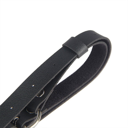 SUBBLIME - LEATHER BELT HARNESS BLACK ONE SIZE - My naughty haven #