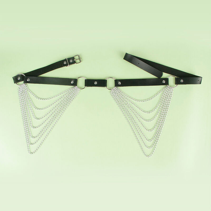 SUBBLIME - LEATHER CHAINBELT BLACK ONE SIZE - My naughty haven #