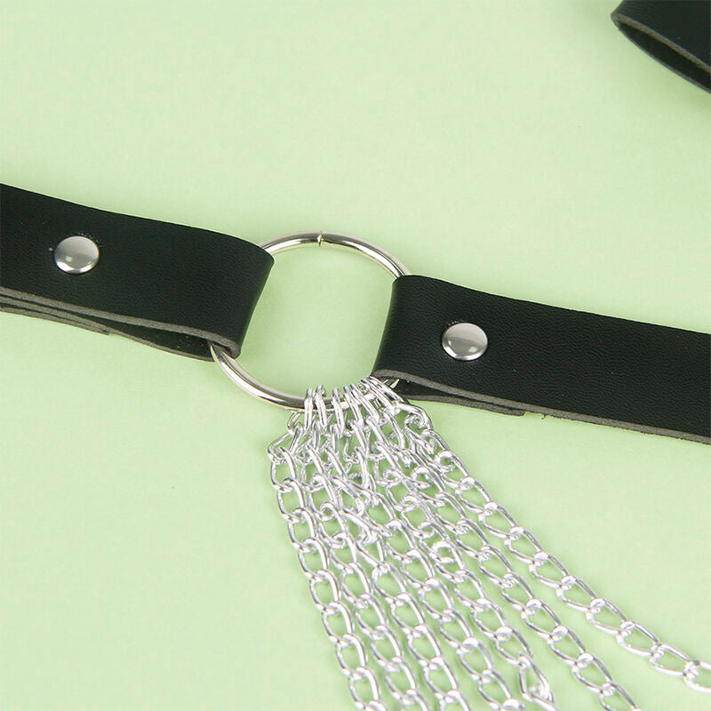 SUBBLIME - LEATHER CHAINBELT BLACK ONE SIZE - My naughty haven #