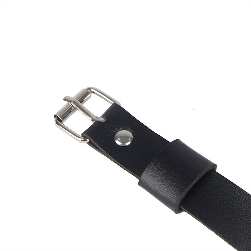 SUBBLIME - LEATHER CHAINLEG HARNESS BLACK ONE SIZE - My naughty haven #