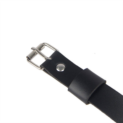 SUBBLIME - LEATHER CHAINLEG HARNESS BLACK ONE SIZE - My naughty haven #