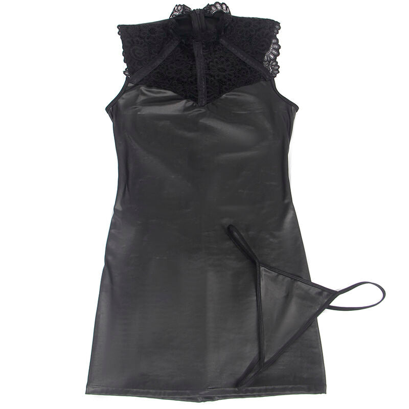 SUBBLIME - SEXY LEATHER DRESS S/M - My naughty haven #