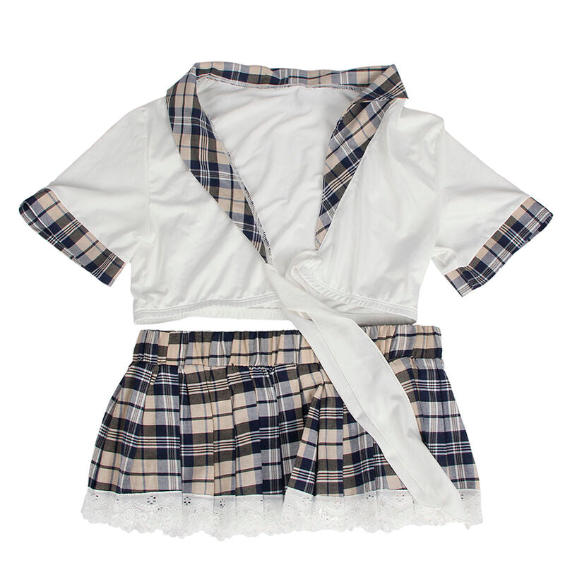 SUBBLIME - SEXY SCHOOLGIRL COSTUME TOP AND SKIRT S/M - My naughty haven #