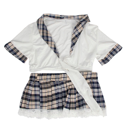 SUBBLIME - SEXY SCHOOLGIRL COSTUME TOP AND SKIRT S/M - My naughty haven #