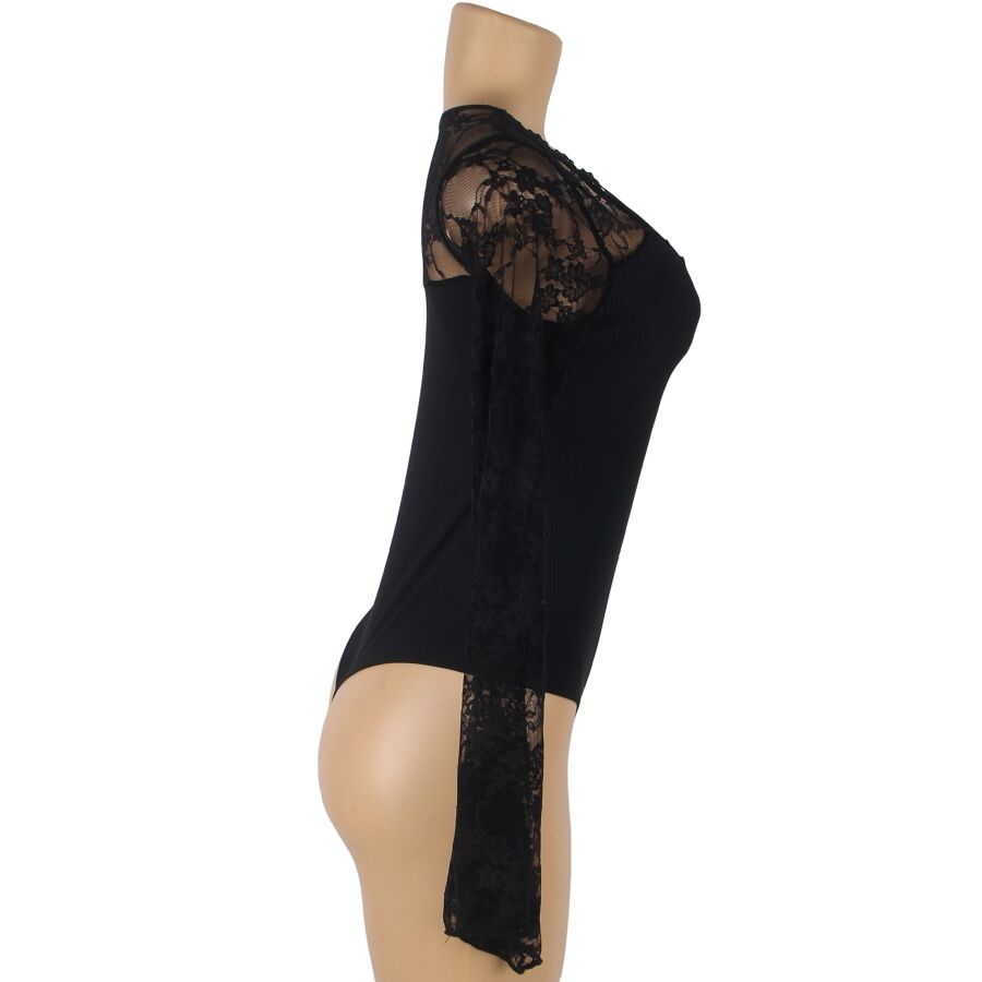 SUBBLIME - TEDDY FLORAL PATTERN LONG SLEEVE S/M - My naughty haven #