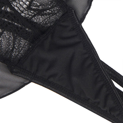 SUBBLIME - TEDDY HALTER NECK BARE BACK LACE BLACK S/M - My naughty haven #