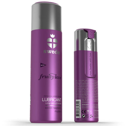 SWEDE - FRUITY LOVE LUBRICANT RASPBERRY RHUBARB 100 ML - My naughty haven #