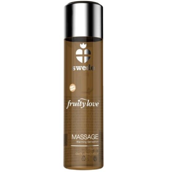 SWEDE - FRUITY LOVE WARMING EFFECT MASSAGE OIL INTENSE DARK CHOCOLATE 60 ML - My naughty haven #