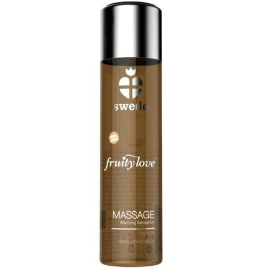 SWEDE - FRUITY LOVE WARMING EFFECT MASSAGE OIL INTENSE DARK CHOCOLATE 60 ML - My naughty haven #