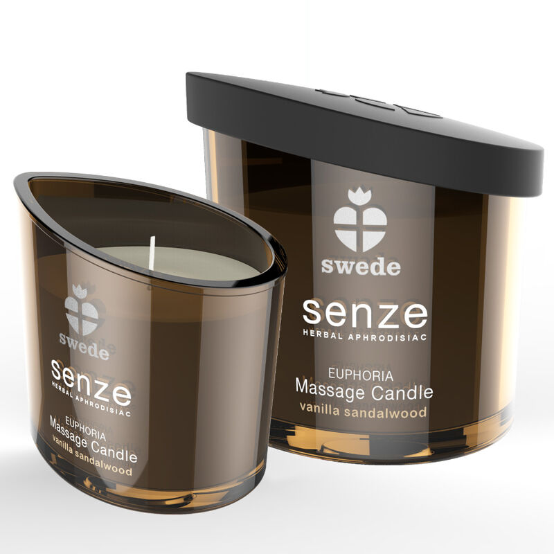 SWEDE - SENZE EUPHORIA MASSAGE CANDLE - VANILLA, SANDALWOOD - My naughty haven #
