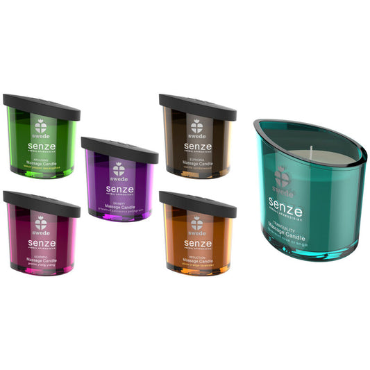 SWEDE - SENZE EUPHORIA MASSAGE CANDLE - VANILLA, SANDALWOOD - My naughty haven #