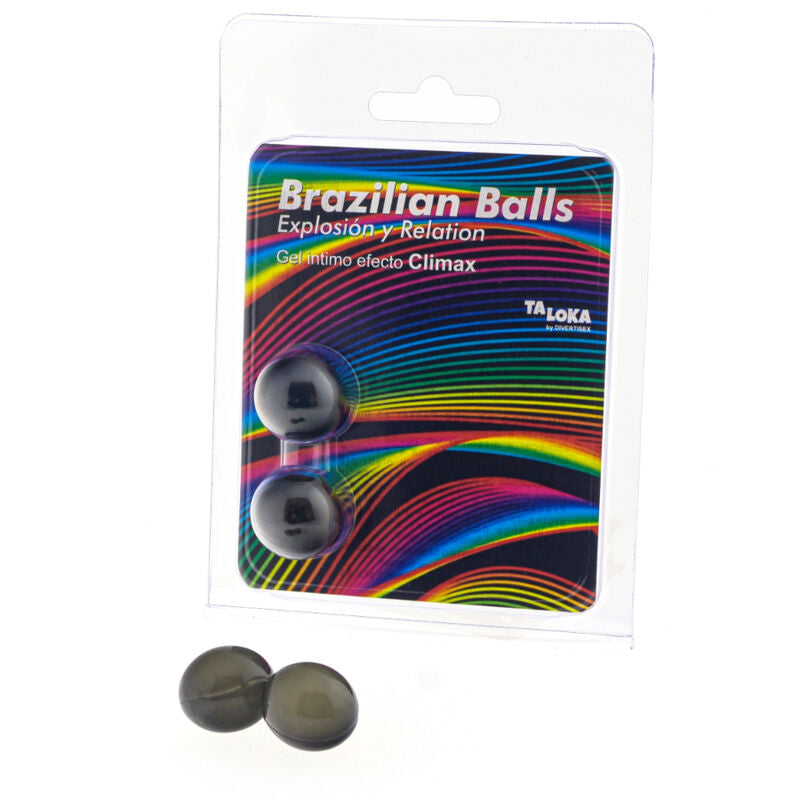 TALOKA - 2 BRAZILIAN BALLS CLIMAX EFFECT EXCITING GEL - My naughty haven #