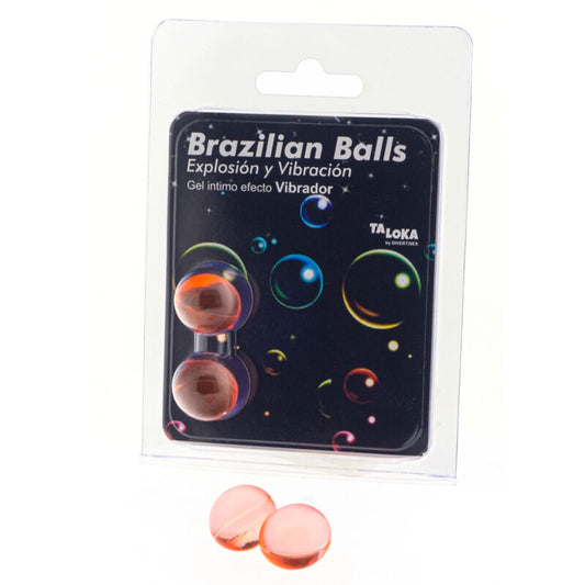 TALOKA - 2 BRAZILIAN BALLS VIBRATING EFFECT EXCITING GEL - My naughty haven #