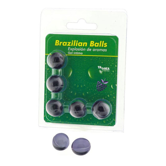 TALOKA - 5 BRAZILIAN BALLS BERRIES INTIMATE GEL - My naughty haven #