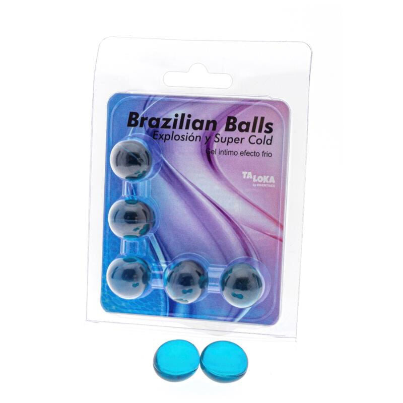 TALOKA - 5 BRAZILIAN BALLS COLD EFFECT EXCITING GEL - My naughty haven #