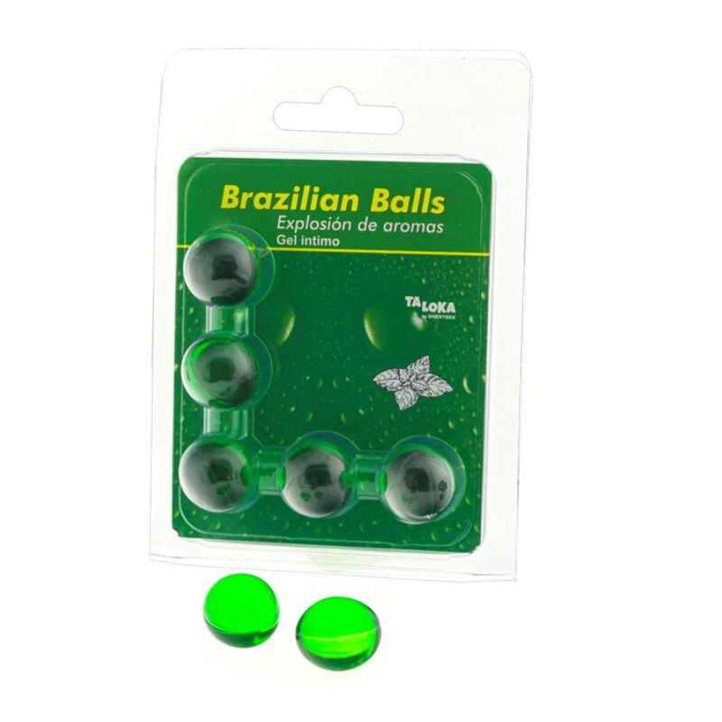 TALOKA - 5 BRAZILIAN BALLS MINT INTIMATE GEL - My naughty haven #