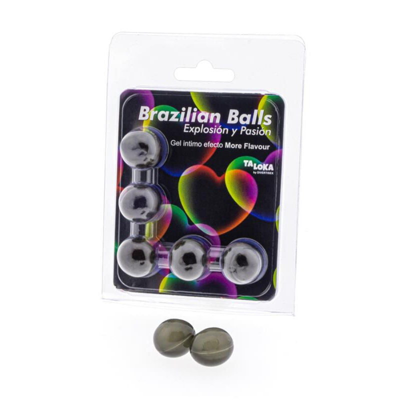 TALOKA - 5 BRAZILIAN BALLS MORE FLAVOUR EFFECT EXCITING GEL - My naughty haven #