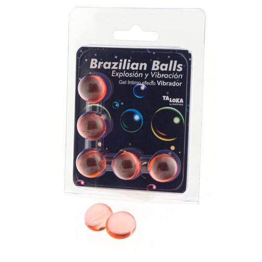 TALOKA - 5 BRAZILIAN BALLS VIBRATING EFFECT EXCITING GEL - My naughty haven #