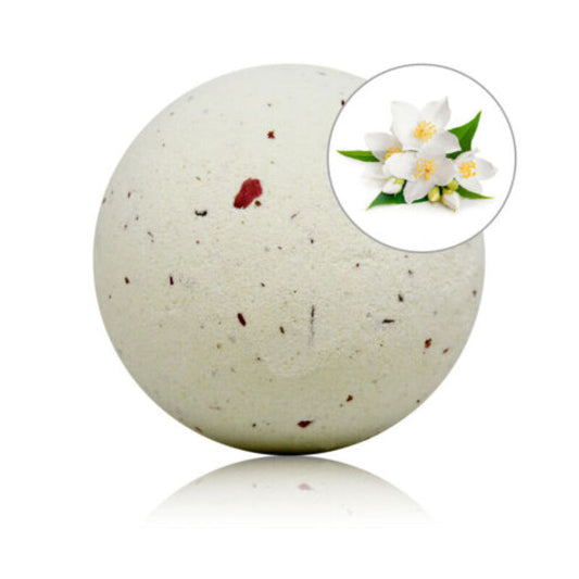 TALOKA - JASMINE SCENTED BATH BOMB WITH ROSE PETALS - My naughty haven #