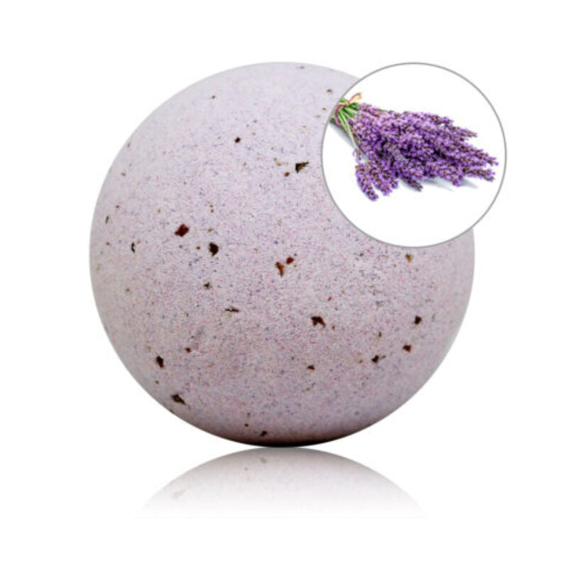 TALOKA - LAVENDER SCENTED BATH BOMB WITH ROSE PETALS - My naughty haven #