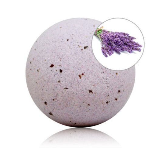 TALOKA - LAVENDER SCENTED BATH BOMB WITH ROSE PETALS - My naughty haven #