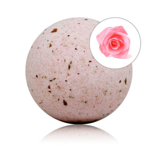 TALOKA - ROSES SCENTED BATH BOMB WITH ROSE PETALS - My naughty haven #
