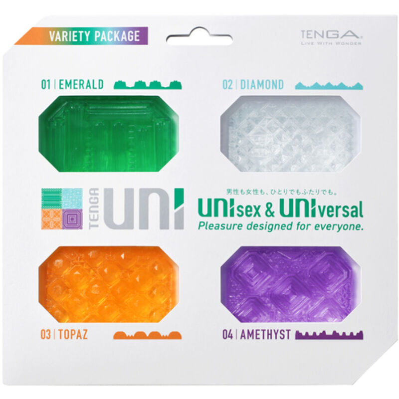 TENGA - UNI VARIETY MASTURBATOR THIMBLE PACK 4 UNITS - My naughty haven #
