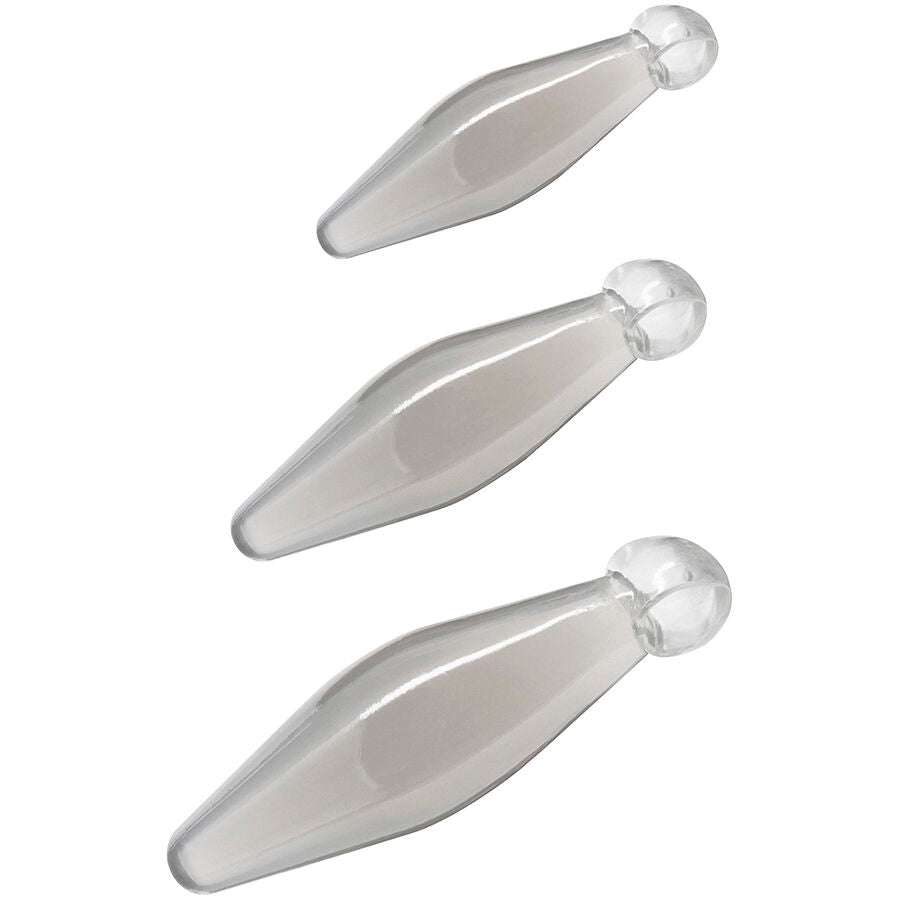 TOYJOY - ANAL PLAY 3-PIECE TRANSPARENT FINGER RIMMER - My naughty haven #