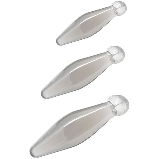 TOYJOY - ANAL PLAY 3-PIECE TRANSPARENT FINGER RIMMER - My naughty haven #