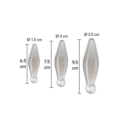 TOYJOY - ANAL PLAY 3-PIECE TRANSPARENT FINGER RIMMER - My naughty haven #