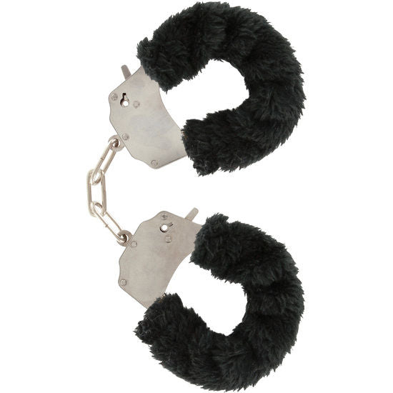 TOYJOY - FURRY FUN CUFFS BONDAGE BLACK - My naughty haven #