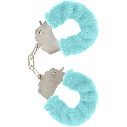 TOYJOY - FURRY FUN CUFFS BONDAGE BLUE - My naughty haven #