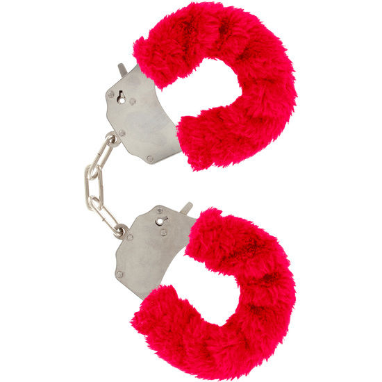 TOYJOY - FURRY FUN CUFFS BONDAGE RED - My naughty haven #