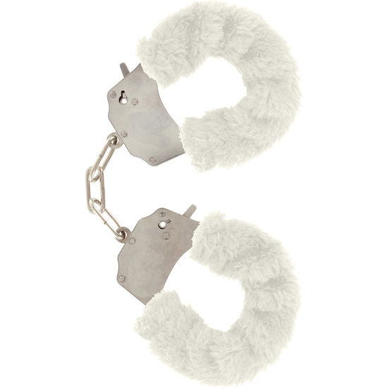 TOYJOY - FURRY FUN CUFFS BONDAGE WHITE - My naughty haven #