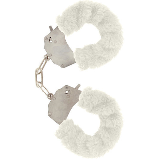 TOYJOY - FURRY FUN CUFFS BONDAGE WHITE - My naughty haven #