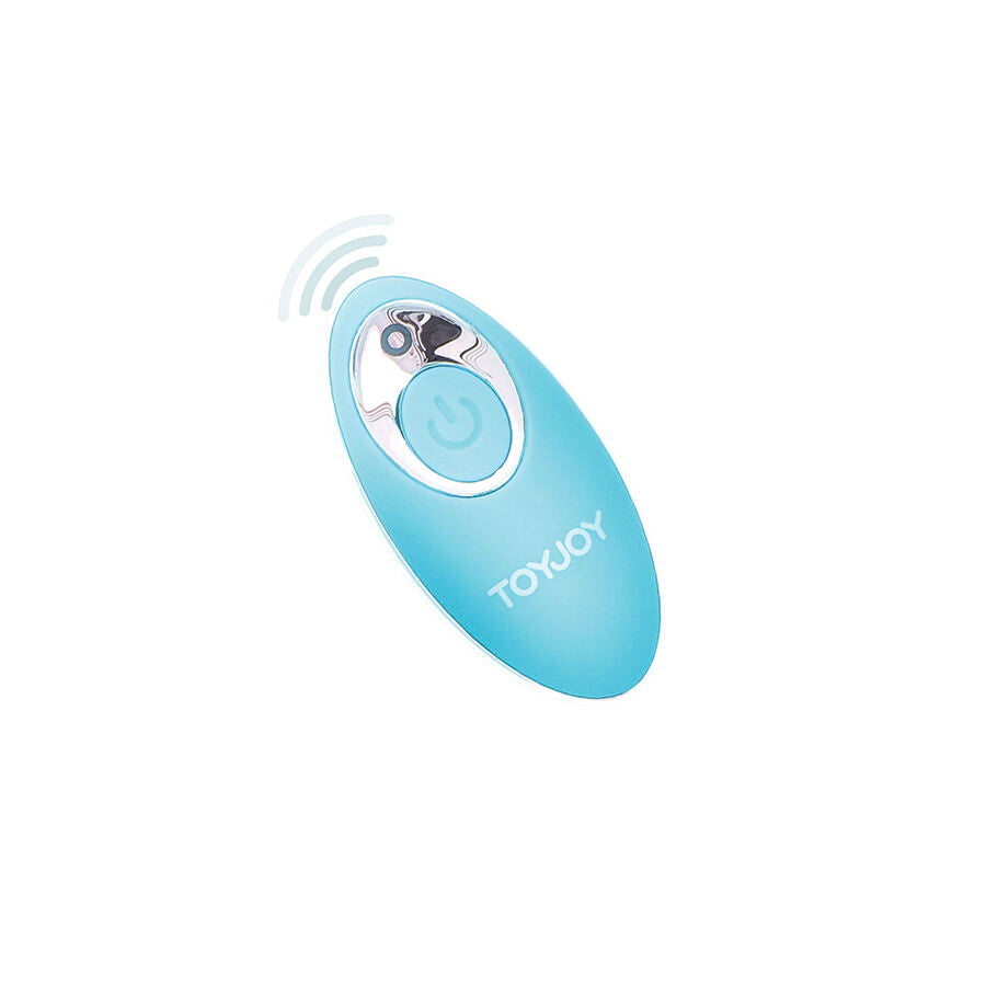TOYJOY - HAPPINESS I'M SO EGGCITED REMOTE CONTROL VIBRATOR BLUE - My naughty haven #
