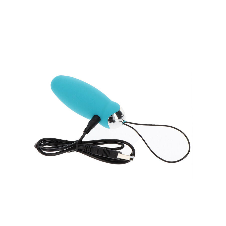 TOYJOY - HAPPINESS I'M SO EGGCITED REMOTE CONTROL VIBRATOR BLUE - My naughty haven #